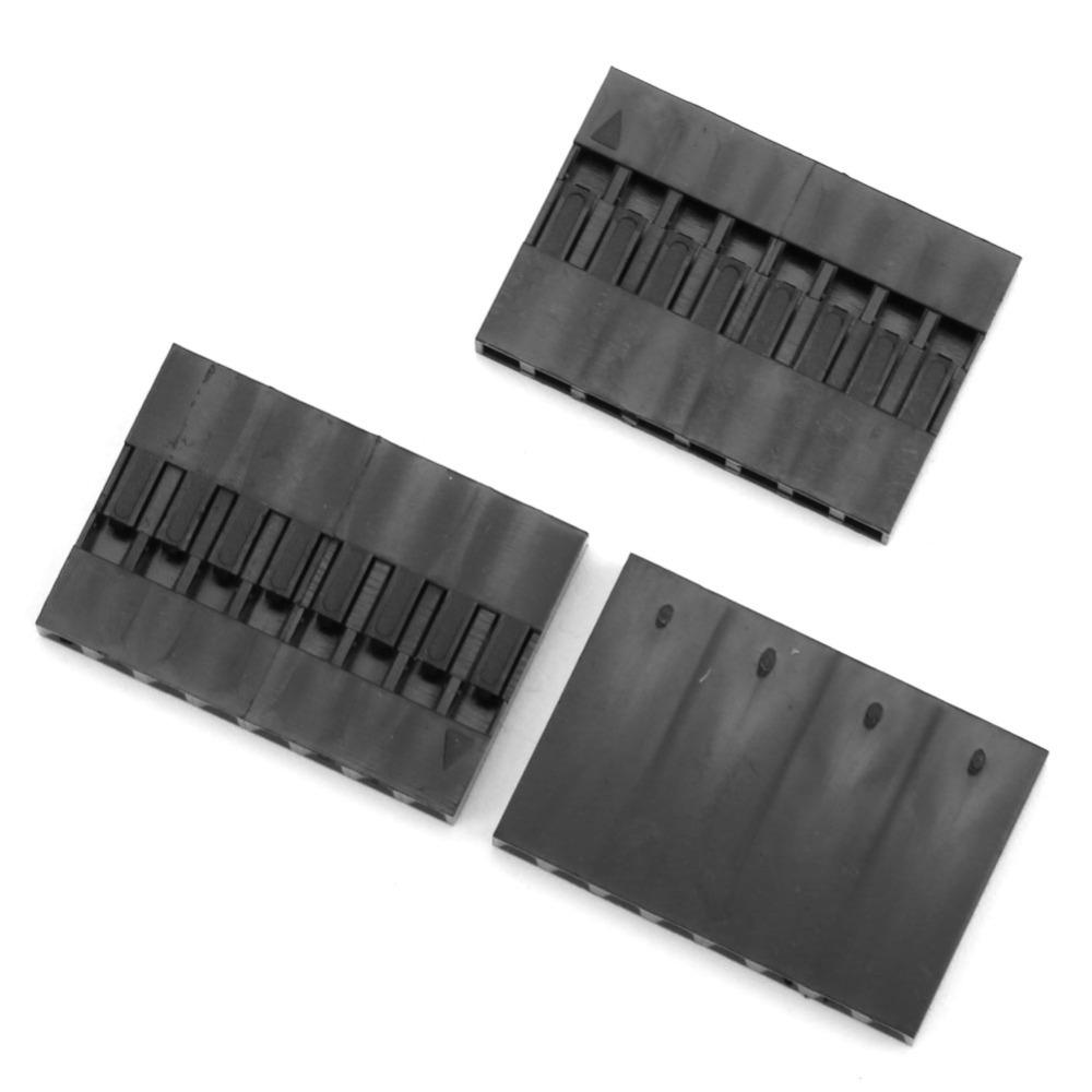 310PCS 2.54mm Pitch Wire Jumper Connector 9 Value Crimp Pin Terminal Kit Electrical Connections