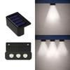 Waterproof Solar Garden Lights Easy Installation Solar Powered Lamps Stairs Wall Lamp  Outdoor