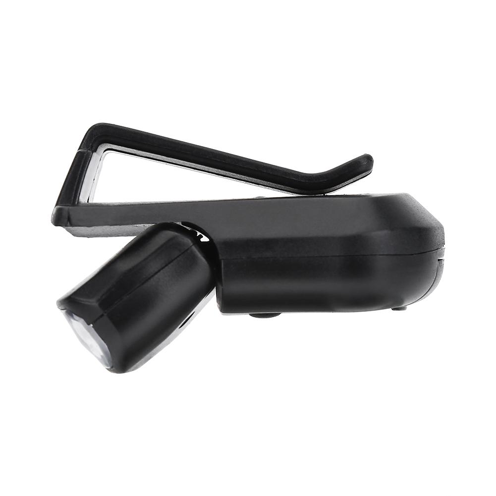 5 светодиодных фонарей с зажимом для крышки, налобный фонарь для шляпы, для рыбалки на открытом воздухе, кемпинга (черный)