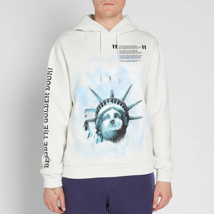 OFF WHITE Liberty Print Cotton Hoodie OMBB034E181920150299