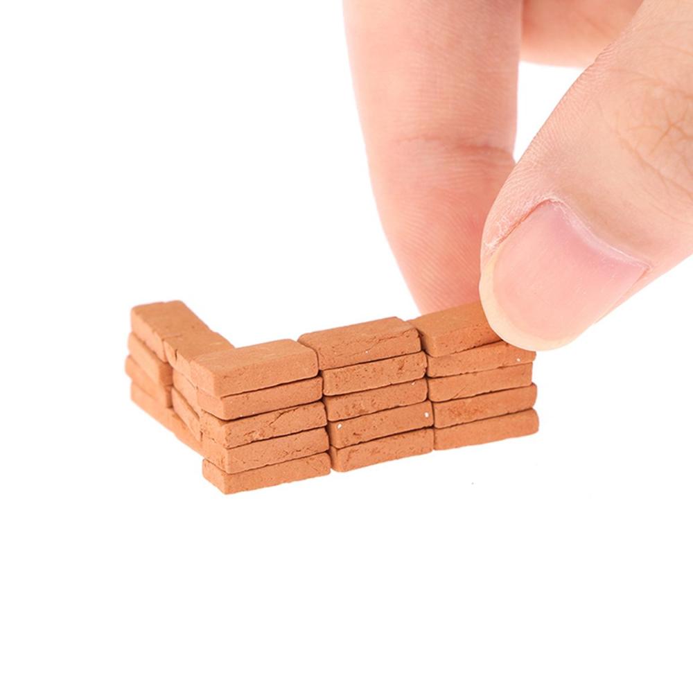 50pcs Clay Decorations Landscaping Tiny Ornament Mini Figurine Miniatures Mini Bricks