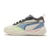 PUMA Playmaker AC Low top Kids Lifestyle Shoes Beige Green Children Aged 3 7 Years Old (Unisex) Kids' Casual Shoes 387354 03