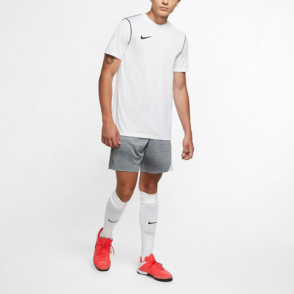 Nike Футболка с коротким рукавом и круглым вырезом для тренировок, мужские топы, белая BV6883-100