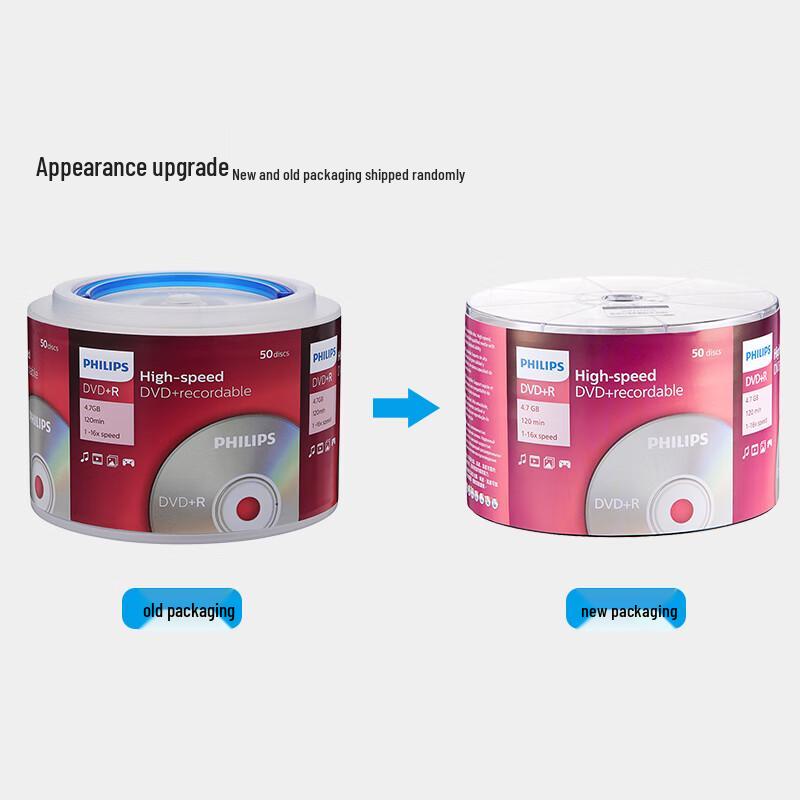 Philips DVD+R 16x 4,7 ГБ Пустые диски Упаковка-шпиндель