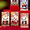 6pcs Cute New Year Panda Red Envelopes Traditional Lucky Money Packets  Lunar New Year Gifts