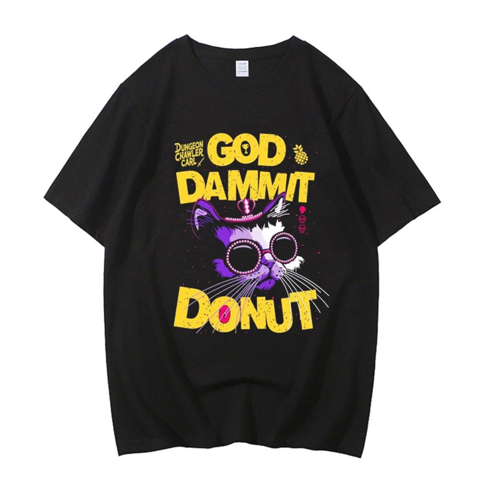 Dungeon Crawler Carl cotton t shirt men kawaii Breathable Y2k Pastel shirt kawaii 80s harajuku korean clothes Vintage Breathable5