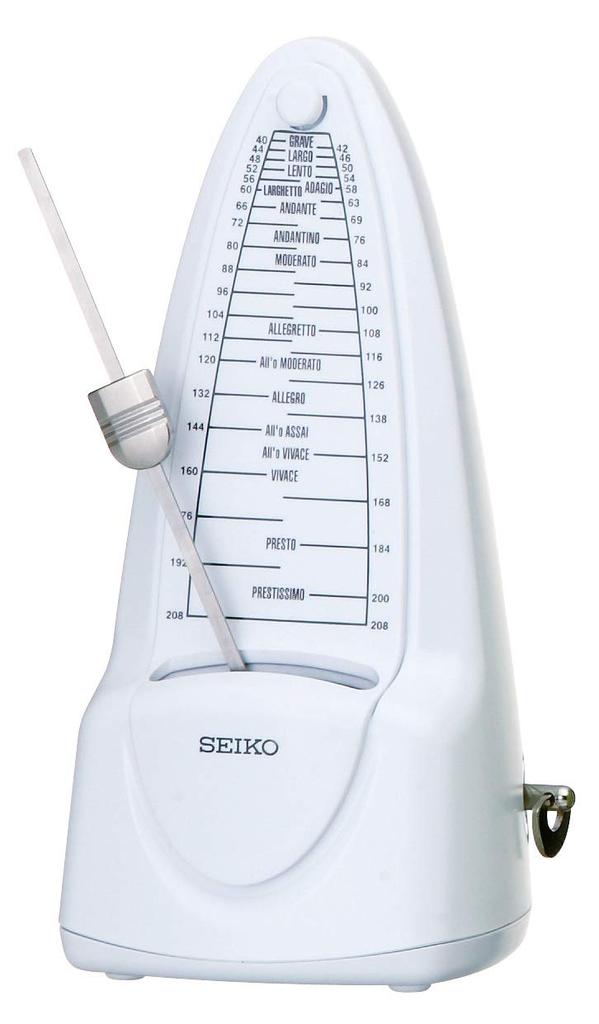 SEIKO Metronome, Pendulum Type, Standard, Pure White, SPM320W