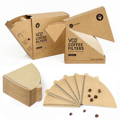 40/100 шт. конусообразных фильтровальных бумаг для кофейных чашек 45661 V-образный дизайн одноразовый