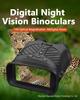 Portable HD Binoculars with Infrared Night Vision for Birdwatching and Outdoor Recording