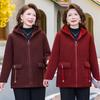 Зимняя новая бархатная теплая хлопковая одежда утолщенные гранулированные куртки с капюшоном на хлопковой подкладке женские