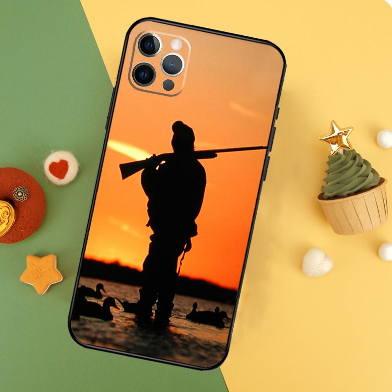 Bird Duck Hunting Sunset Phone Case For iPhone 17 17Air 16 16E 15 14 13 12 11 Pro Max 12 13 Mini Shockproof Cover