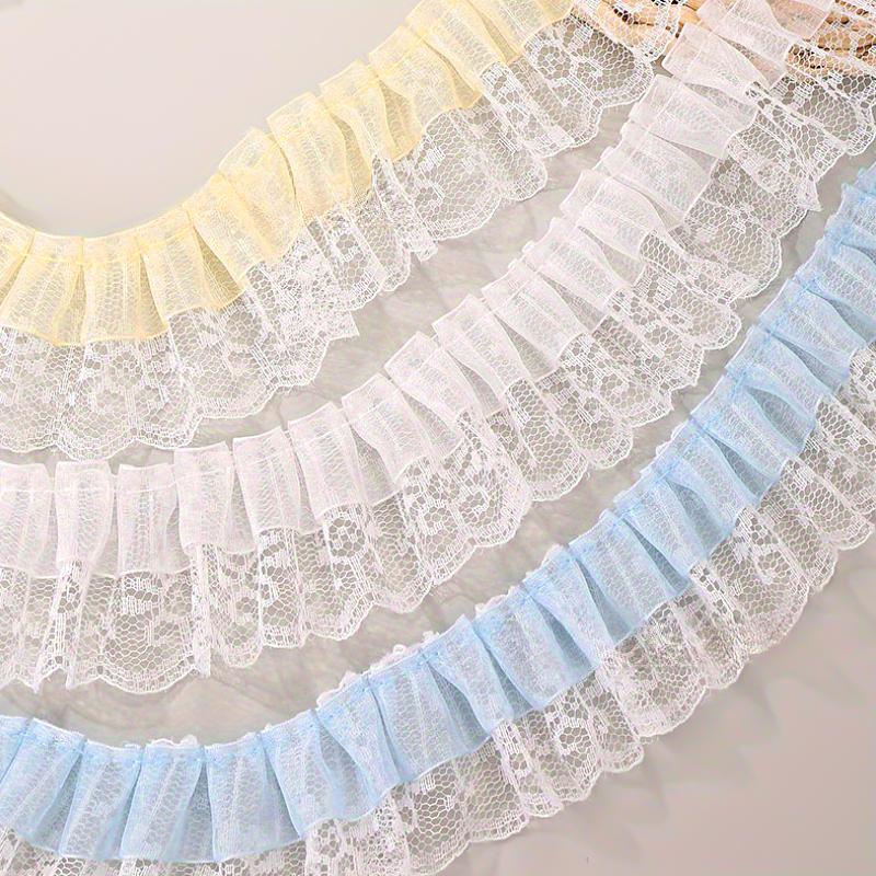 5см*4,5м Органза DIY Рюши Декоративные Аксессуары Полиэстер Ручная работа Кукольная одежда Платье Ткань Принадлежности 6 Цветов