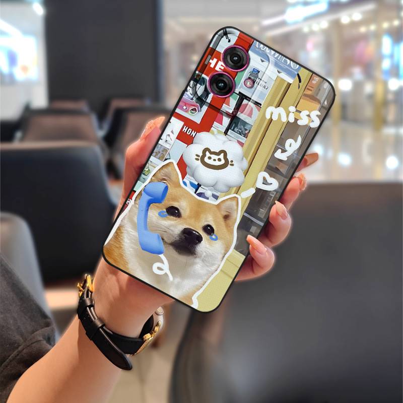 Водонепроницаемый противоударный чехол для телефона MOTO G55 5G, защитный, грязеотталкивающий, милый, с граффити, прочный, мультяшный, мягкий чехол из ТПУ