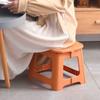 1 складной стул-табурет, утолщенный и портативный, легкий пластиковый табурет, подходящий для домашних ванных комнат и использования на открытом воздухе