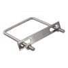 Stainless Steel U Clamp Bolt Silver U Clamp Bolt with Nuts and Plates Square U-Bolts