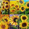 Full 5D Diamond Painting Golden Sunflowers DIY Diamond Embroidery Diamond Mosaic Cross Stitch Kits Home Decor Gift