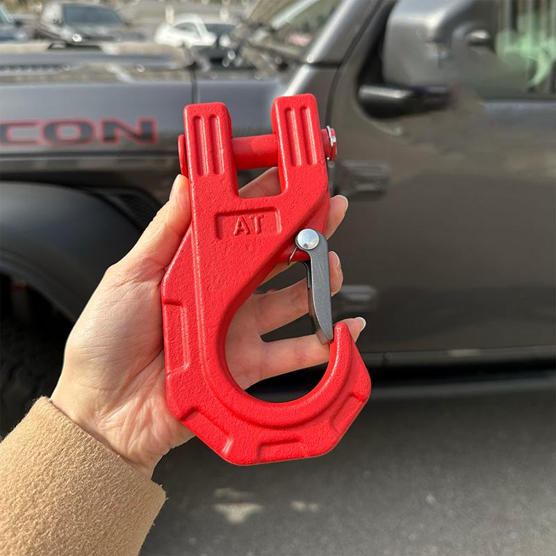 3/8" крюк лебедки сверхпрочный кованый стальной крюк для квадроцикла грузоподъемностью 20 тонн лебедка для квадроцикла буксировочная скоба лебедка скользящий крюк для синтетического троса трос лебедки для квадроцикла