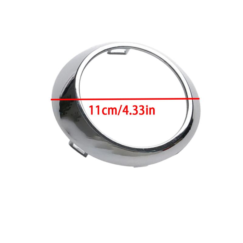 1 Pair Chrome L+R Front Fog Lamp Frame Light Bezel Ring Cover Fit for Mercedes-Benz W251 R-Class 2006-2010 2518850374 2518850474
