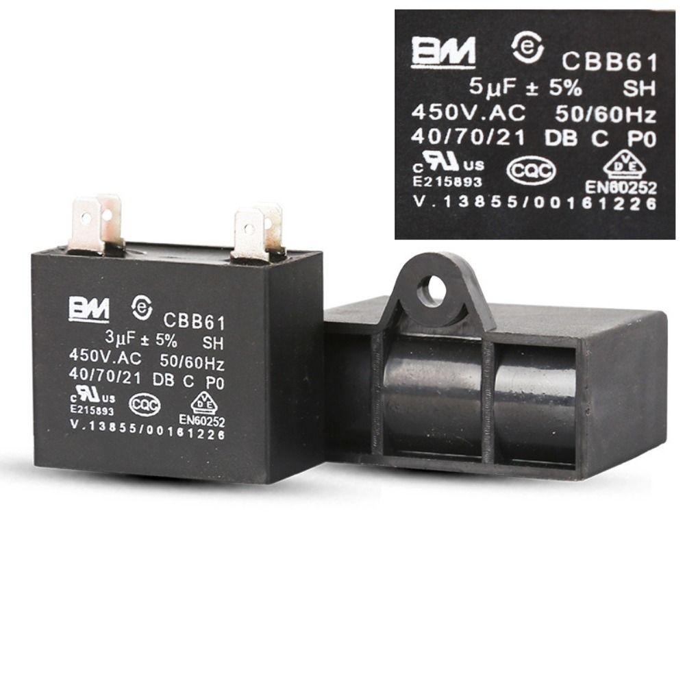 Cbb61 Starting Capacitor 450V Fan Capacitor New Air Conditioning Capacitor
