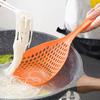 Plastic Skimmer Spoon With Handle Food Drain Shovel For Kitchen Cooking