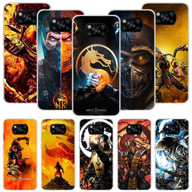 Mortal Kombat Phone Case For Xiaomi Poco F7 Ultra X7 X6 Pro X5 Redmi 15 15C 13 13C 12 12C 10 10A 10C 9 9A 9C 9T Shell Poco X7 X6