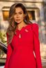 Biljana - trapeze mini dress with viscose