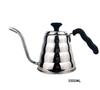 Stainless Steel Coffee Kettle with Thermometer, Gooseneck Thin Spout for Hand Drip Pour Over Coffee Tea Pot Teapot
