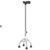 Adjustable Stainless Steel Walker with Anti-Slip Feet, Lightweight & Portable, Suitable for Elderly and Hiking.