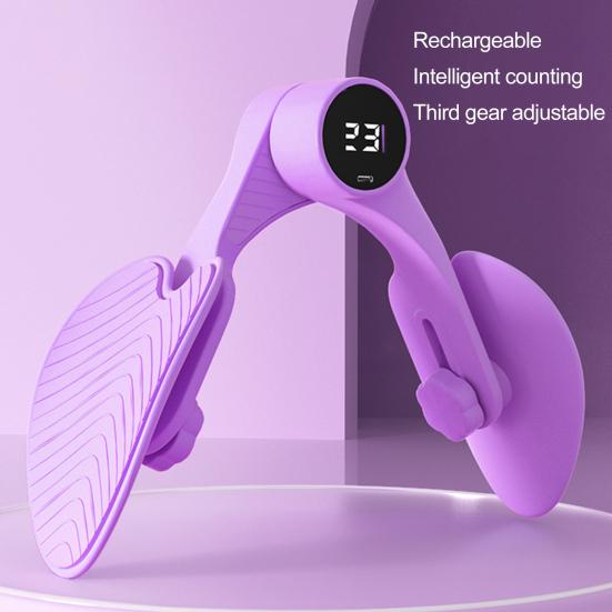 Thigh Master со счетчиком ЖК-дисплеем, 3 уровня регулировки, эргономичный тренажер для мышц тазового дна, для мужчин и женщин, для внутренней поверхности бедра, для ног, для тонизирования