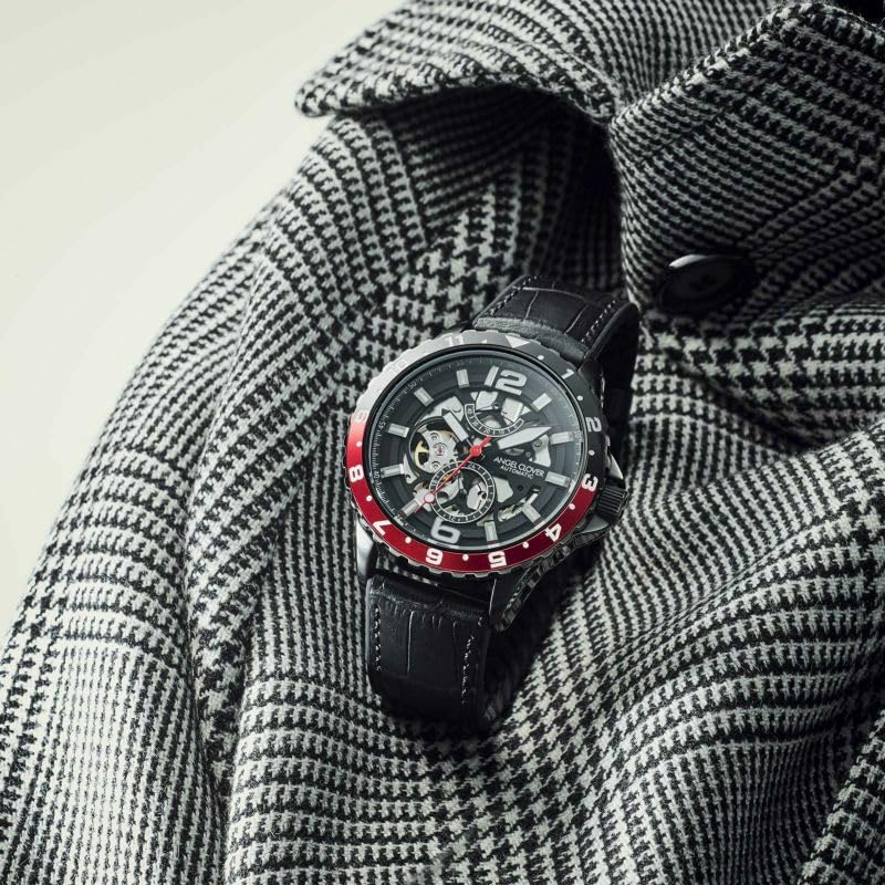 Часы TIME CRAFT DIVER AUTOMATIC Time Craft Diver Automatic с черным циферблатом из нержавеющей стали, автоматический механизм, калибр 45 мм, обычная гарантия, бренд часов [Angel Clover]