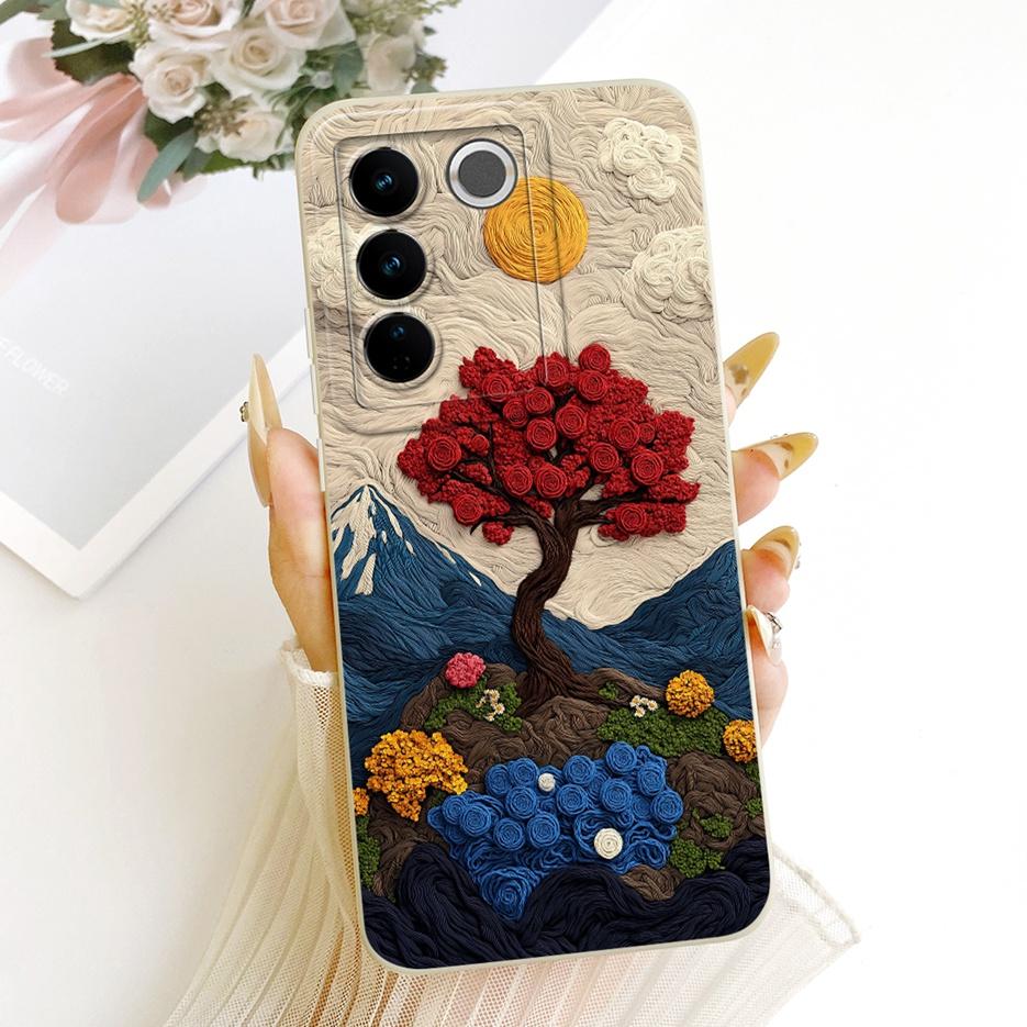 Чехол для Vivo V27 Pro V2230 Крутой Чехол-Обложка с Рисунком Совы и Дракона Ударопрочный Мягкий ТПУ Чехол для Телефона Для Vivo V27e V 27 e VivoV27 Pro Fundas
