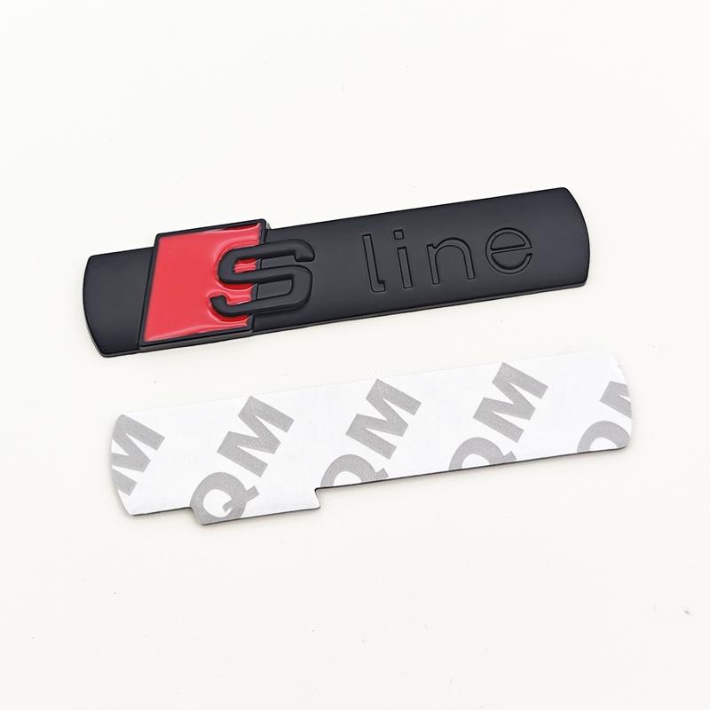3d Metal S Line Logo Sline Emblem Car Fender Side Badge Sticker For Audi A3 A4 A5 A6 A7 A8 A1 A2 S3 S4 S5 S6 S7 TT RS 3 4 5 6 7