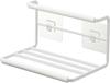 Jitsugyo Film Hook Wide Jug Bottle Holder S White W18 xx hook not Tower Drainer Kitchen Panel Under Sink Easy Installation 7758 Body