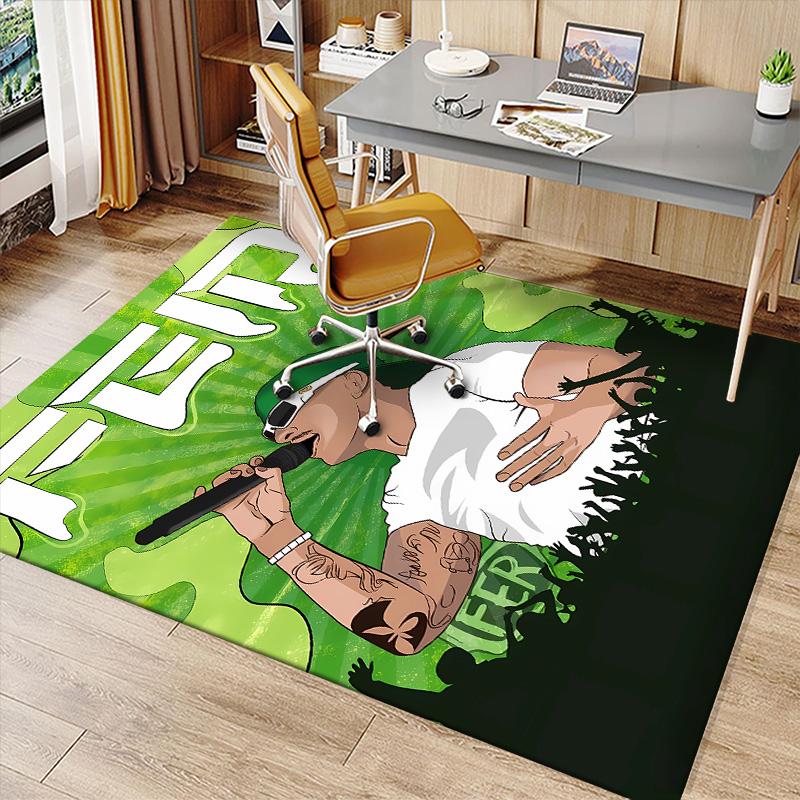 Feid6 Printed Absorbent Washable Carpet, Non-Slip Bathroom Mats, Kitchen Rugs, Yoga Mat,Living Room Entrance, Camping Picnic Rugs