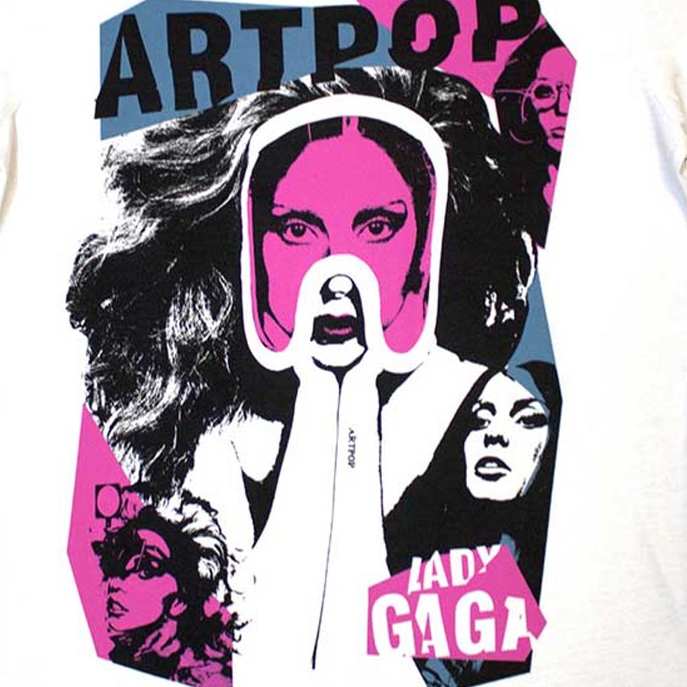 Унисекс футболка для взрослых Lady Gaga Artpop Collage