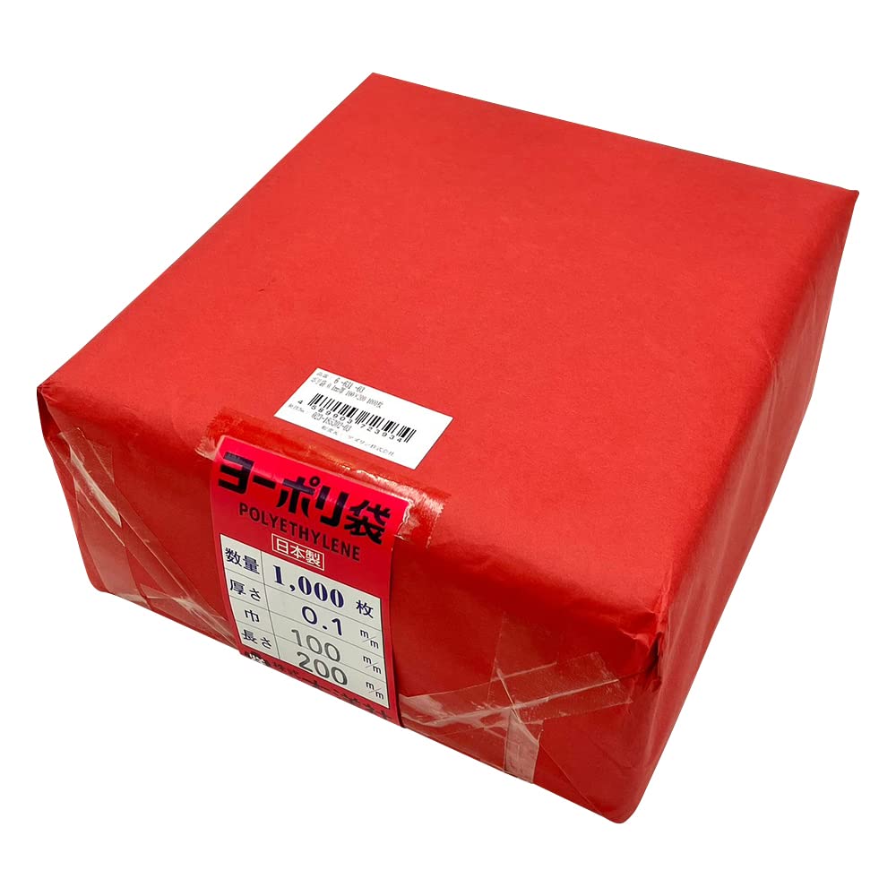 As One Plastic Bag Thickness 1000 Pieces 0.1mm 100×200 /6-631-03