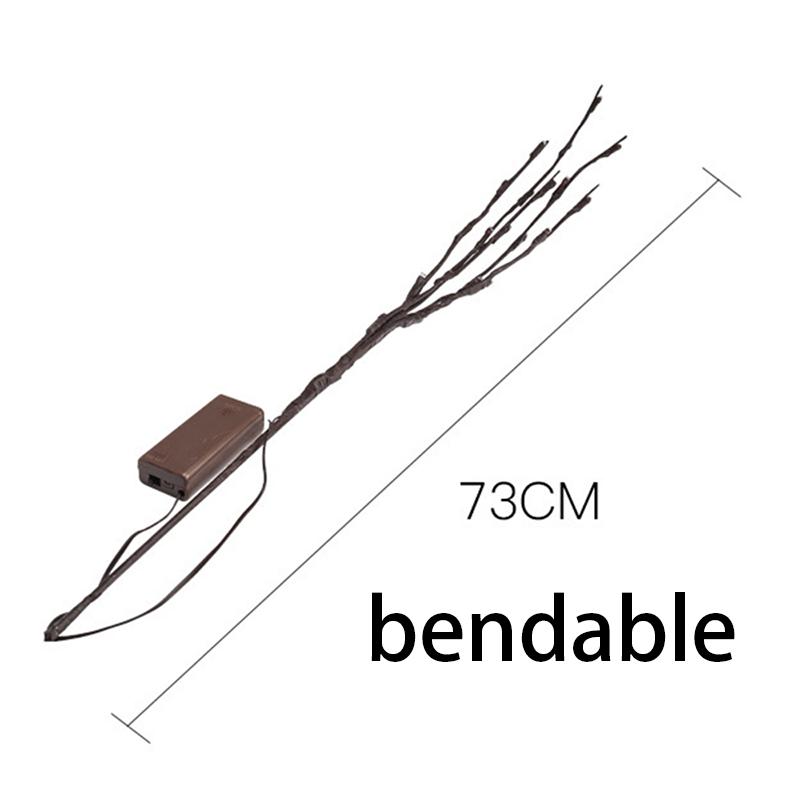 73 см 20 лампочек светодиодный светильник из ветки ивы, искусственная ветка, ветка ивы, ваза, светильники на батарейках для свадебной вечеринки, фея, декор своими руками