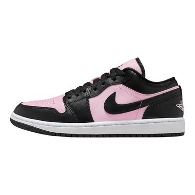 Air Jordan 1 Дышащие Низкие Винтажные Баскетбольные Кроссовки Женские Черно-Розовые IO3394-663