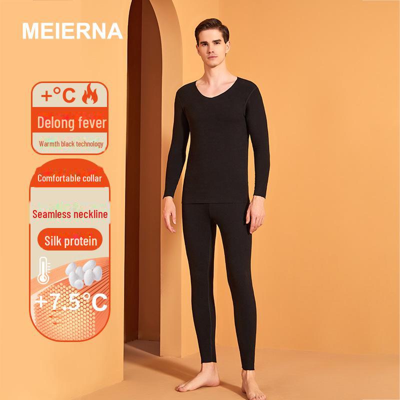 Мужская терморубашка из немецкого бархата Silk Protein для осени/зимы