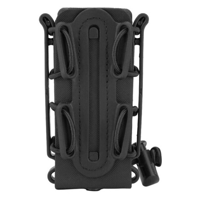 Тактическая сумка для журналов 9 мм, кобура для страйкбола, охоты и стрельбы, держатель для винтовки, мягкая сумка для переноски с зажимом для ремня