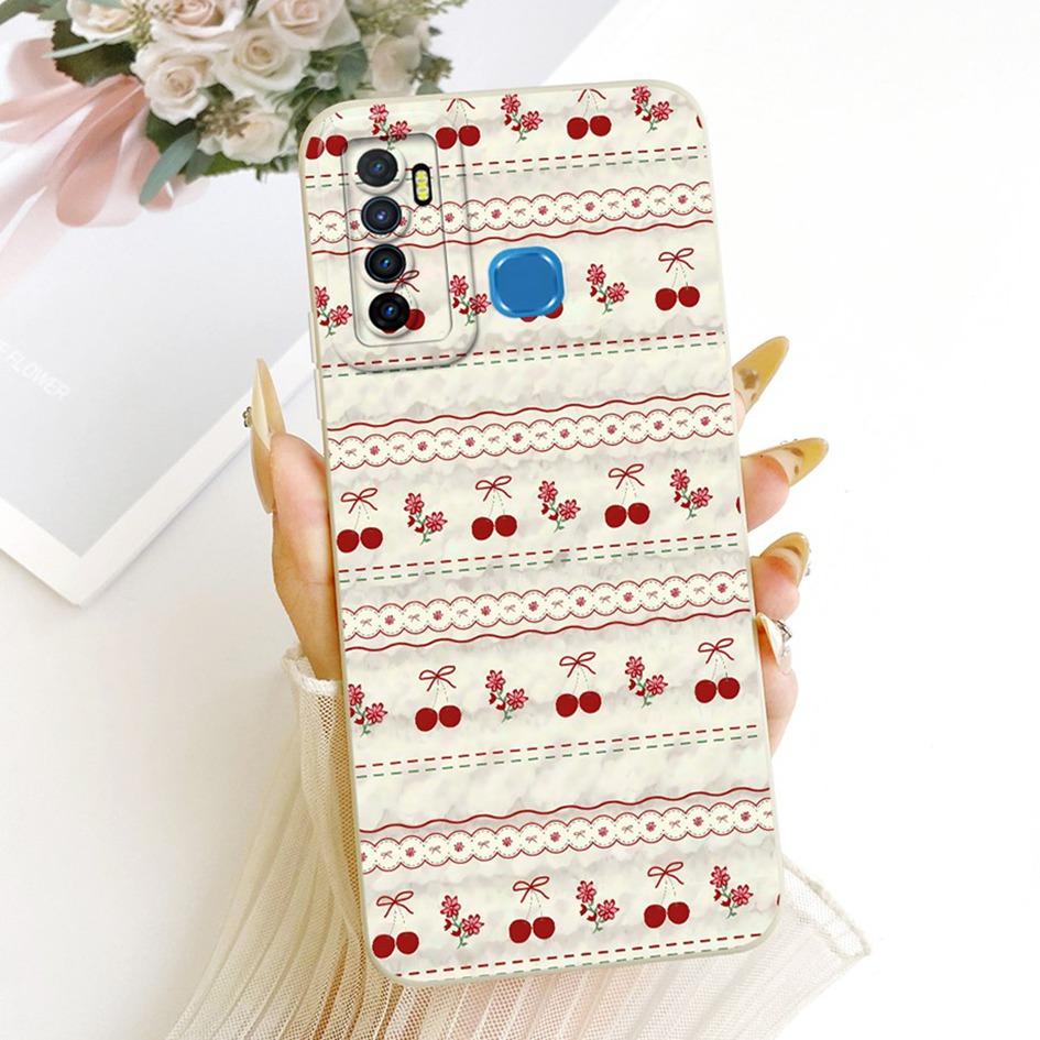 For Infinix Note 7 Lite Case X656 Popular Floral TPU Cover Soft Silicone Phone Cases For Infinix Hot 9 Pro Funda Hot9 Play Shell