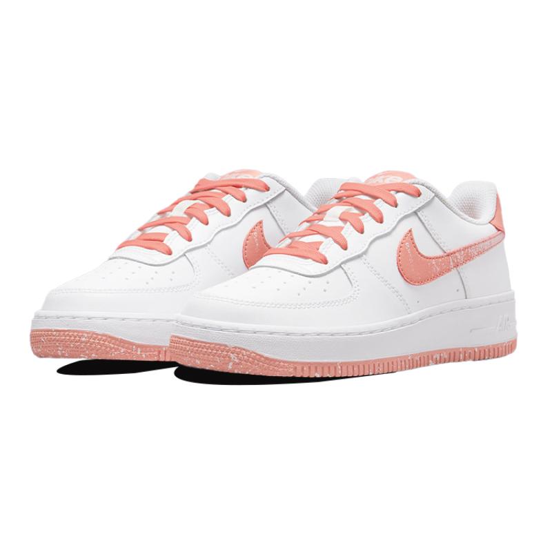 Nike Кроссовки Air Force 1 Low LV8 Белые Светлый Корень Марены GS DM0985-100