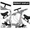 Mountain Bike Child Front Seat Footrest Handlebar Set With Leather Padding For Kids Safety