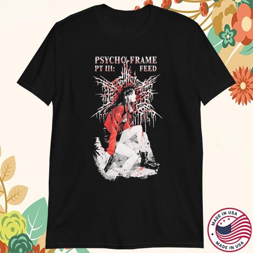 Футболка Psycho-Frame Band PT III Feed Мисато Кацураги S-5XL 2F1698