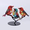 Современный стиль Акриловый настольный декор Фигурка птицы Настольное украшение птицы Красочные птицы Орнамент