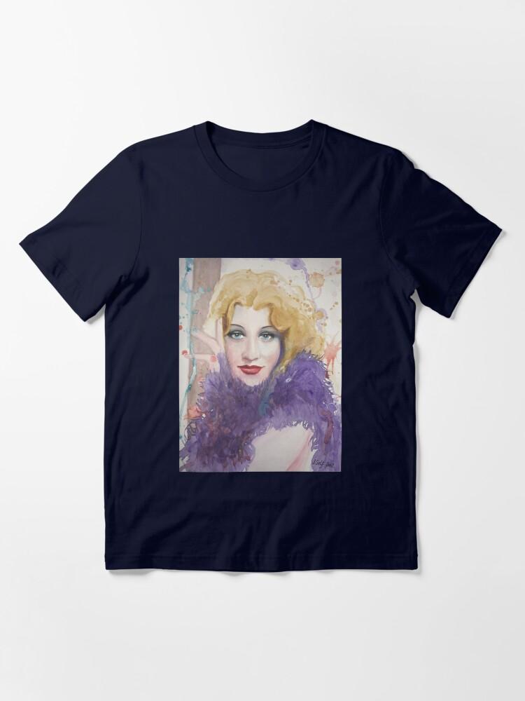 Marlene Dietrich Vintage Photograp Marlene Beautiful Dietrich Gifts Men Essential T-Shirt