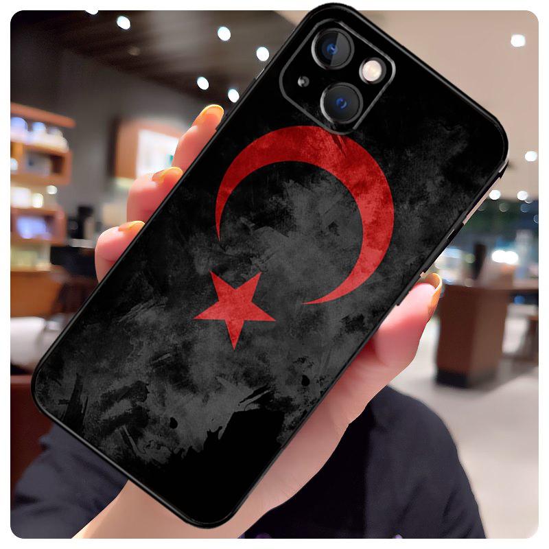 Turkey Turkish Flag Case For iPhone 17 Pro Max 15 14 13 11 12 16 Pro Max mini 15 16 Plus 16e 17 Air Phone Cover