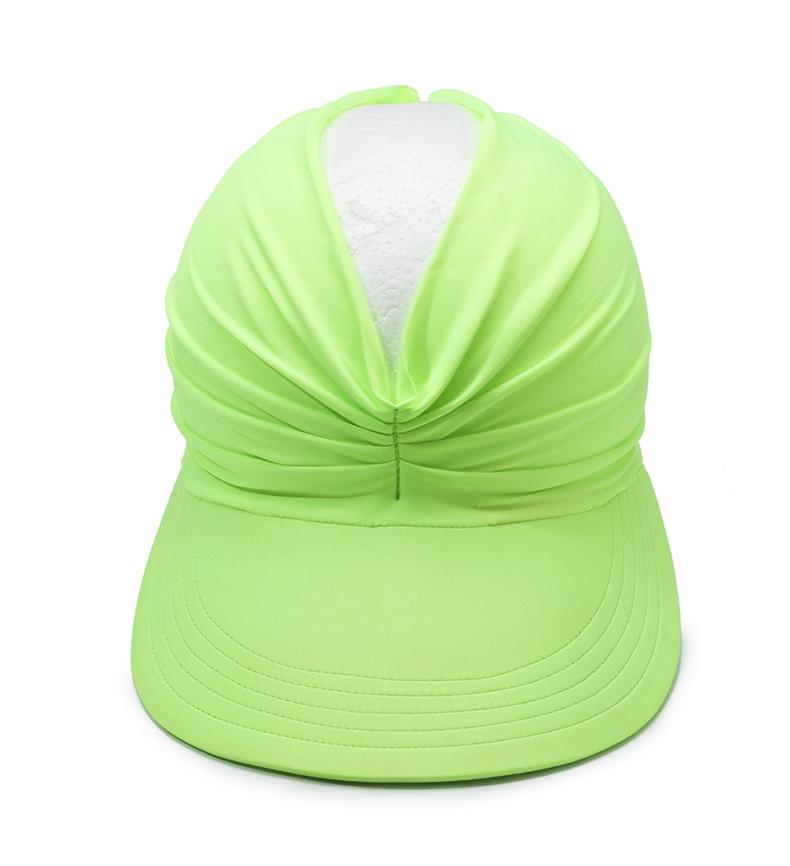 Fashion Summer Beach Hat Women's Sun Visor Sun Hat Anti-ultraviolet Elastic Hollow Top Hat New Casual Caps