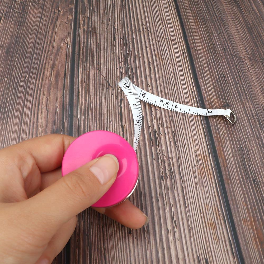 Нежный маленький брелок рулетка сантиметровая лента конфетного цвета размер одежды