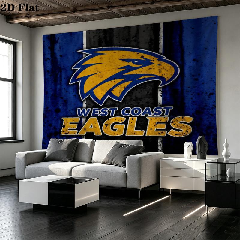 West Coast Eagles Printed Tapestry – Wall Hanging for Bedrooms, Dorms, and Home Decor